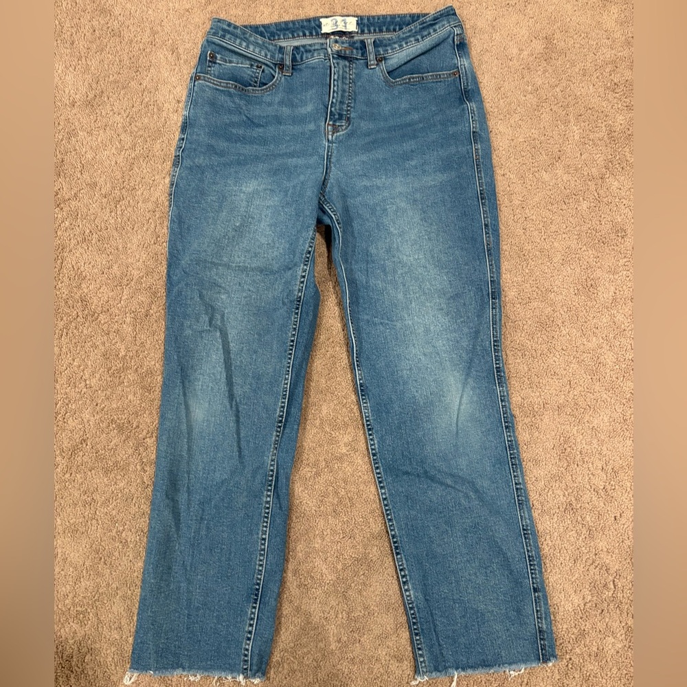 We The Free Straight Leg Jeans in Medium Blue